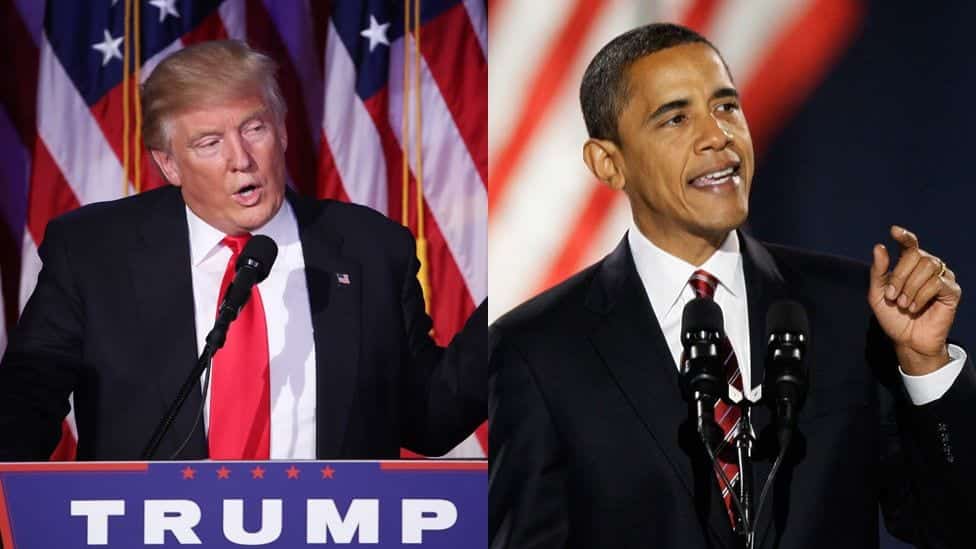 Trump vs obama