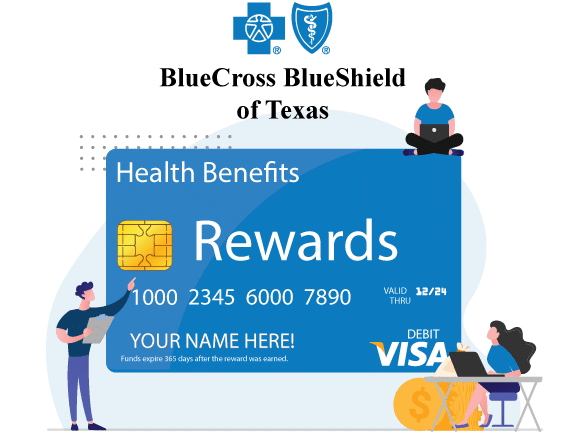 blue cross blue shield of Texas rewards card